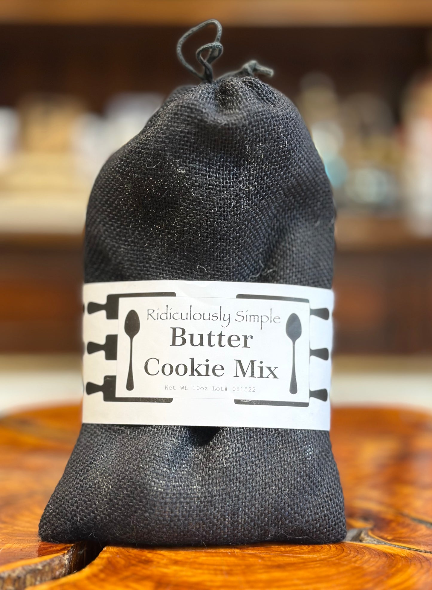 Vintage Cookie Mix in Burlap Bags - Butter, Gingerbread with Gluten-Free Options