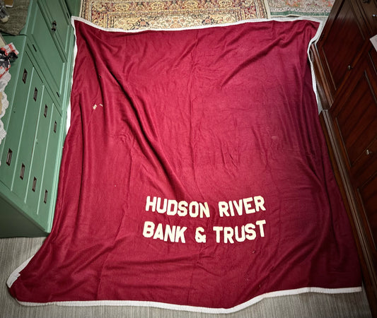 Vintage Hudson River Bank & Trust blanket