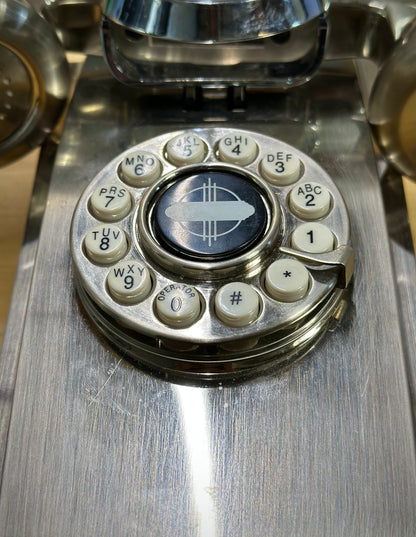 Close-up of Crosley CR55 rotary dial design