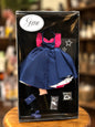 Gene doll blue formal dress accessory set