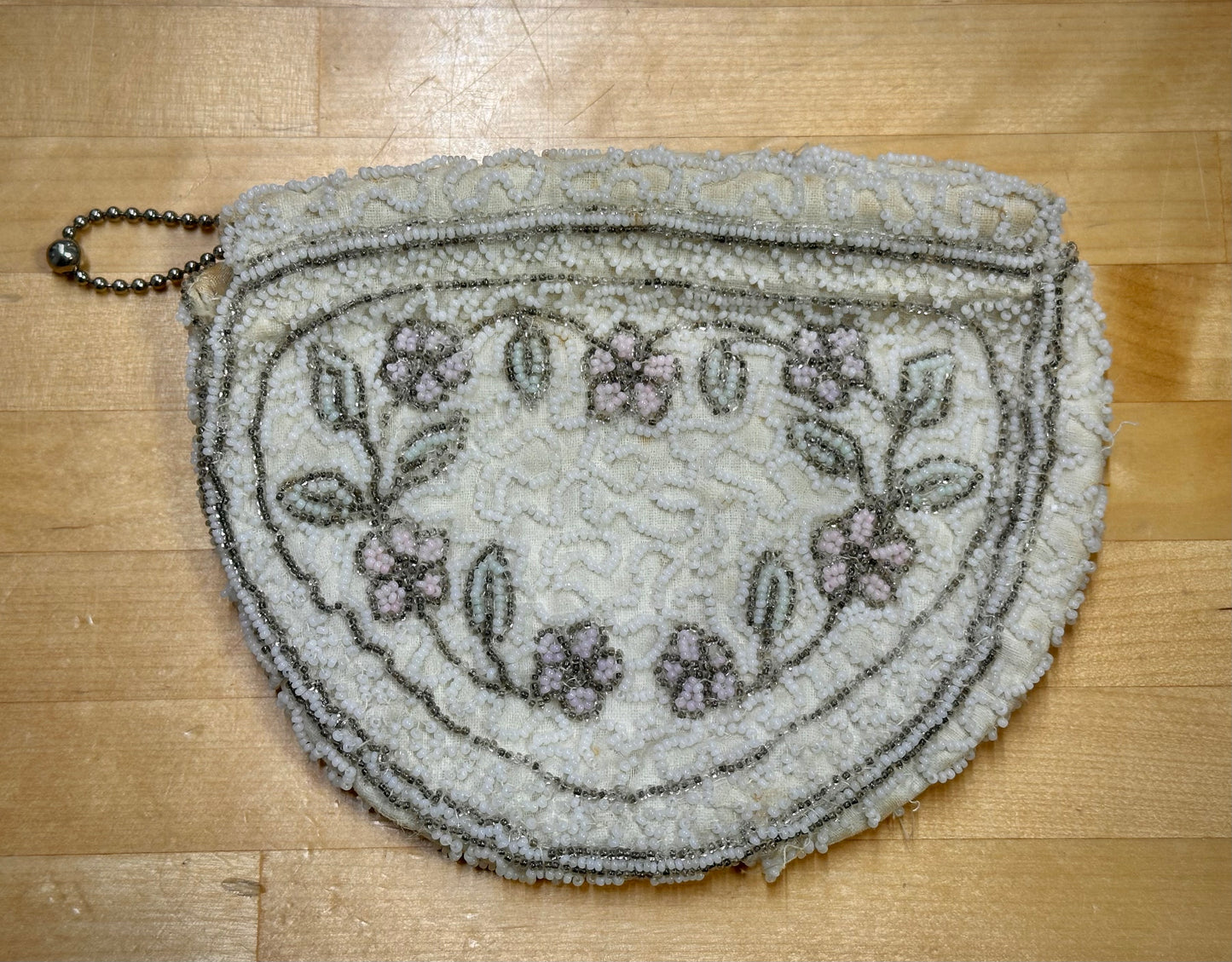 Hand Beaded 1950's Purse