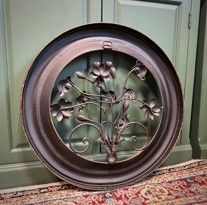 Rustic Floral Wall Plaque