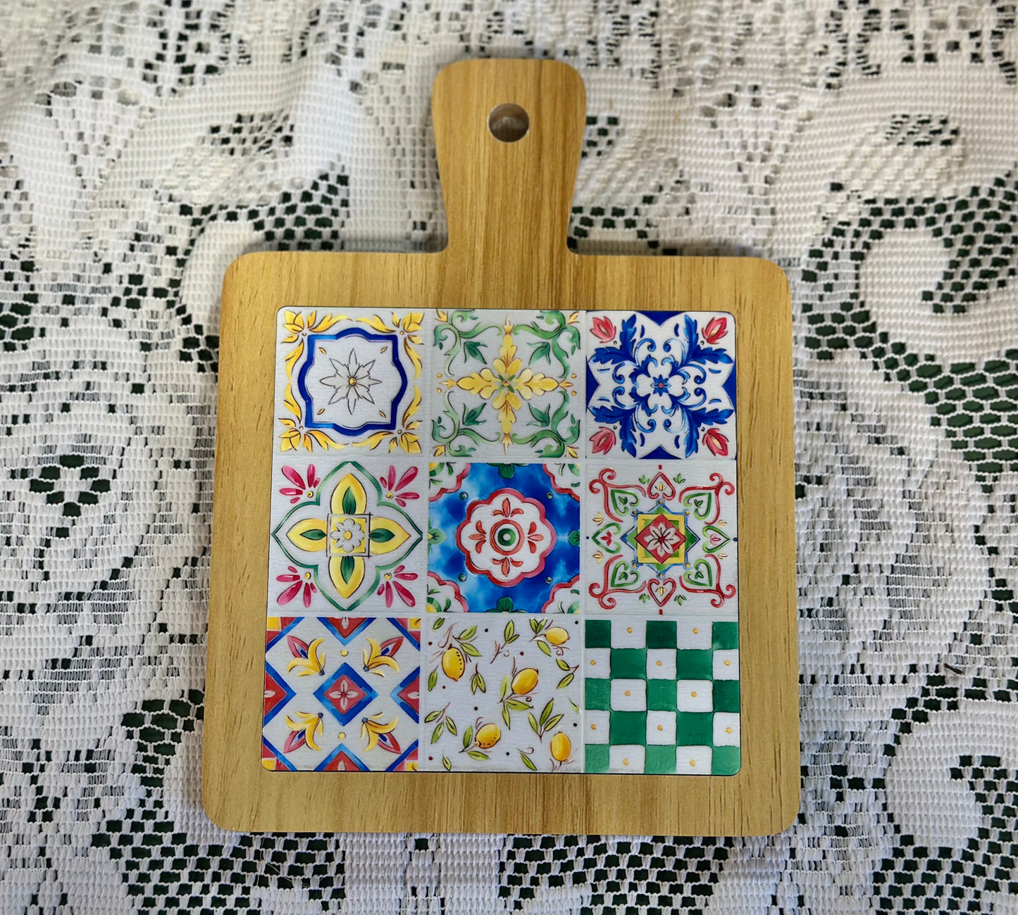 Tile Pattern Cheese Boards