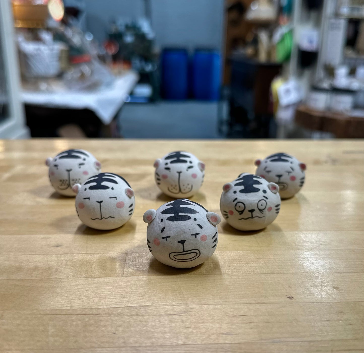 Hand-Painted Ceramic Animal Figurines