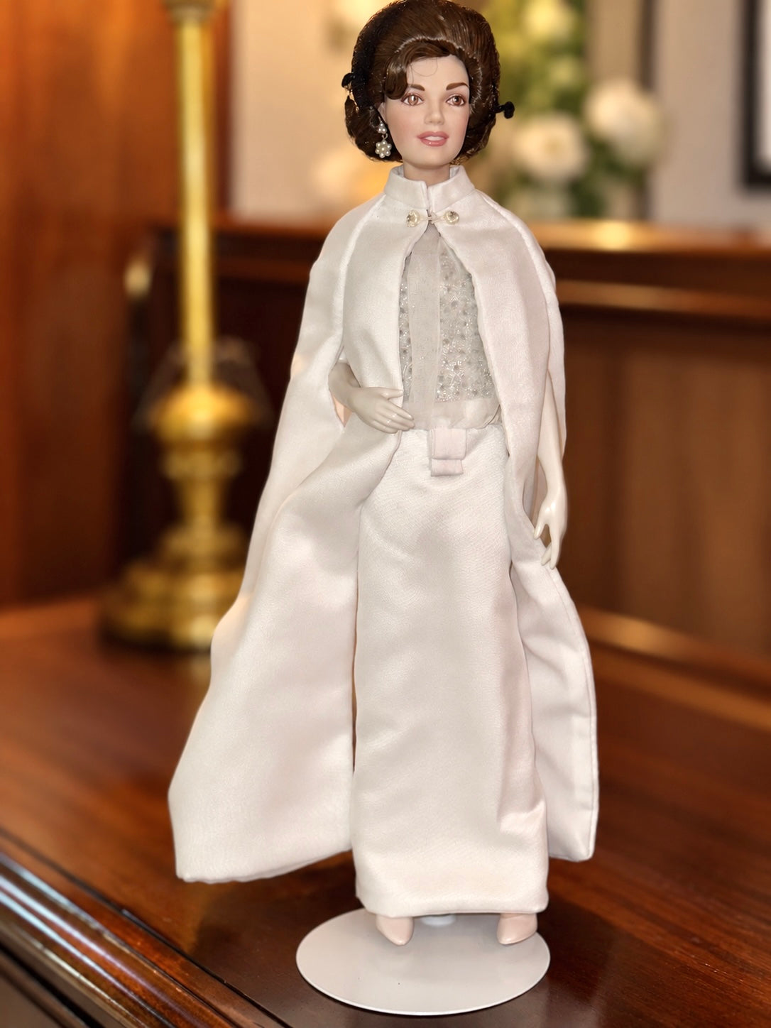 Vintage Jackie Kennedy porcelain doll Franklin Heirloom Dolls