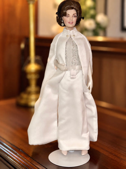 Vintage Jackie Kennedy porcelain doll Franklin Heirloom Dolls