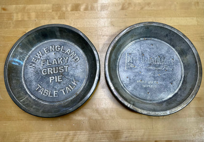 Vintage Table Talk Inc. Deposit Pie Tins