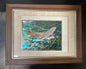 Ford Tri-Motor vintage passenger airplane framed artwork