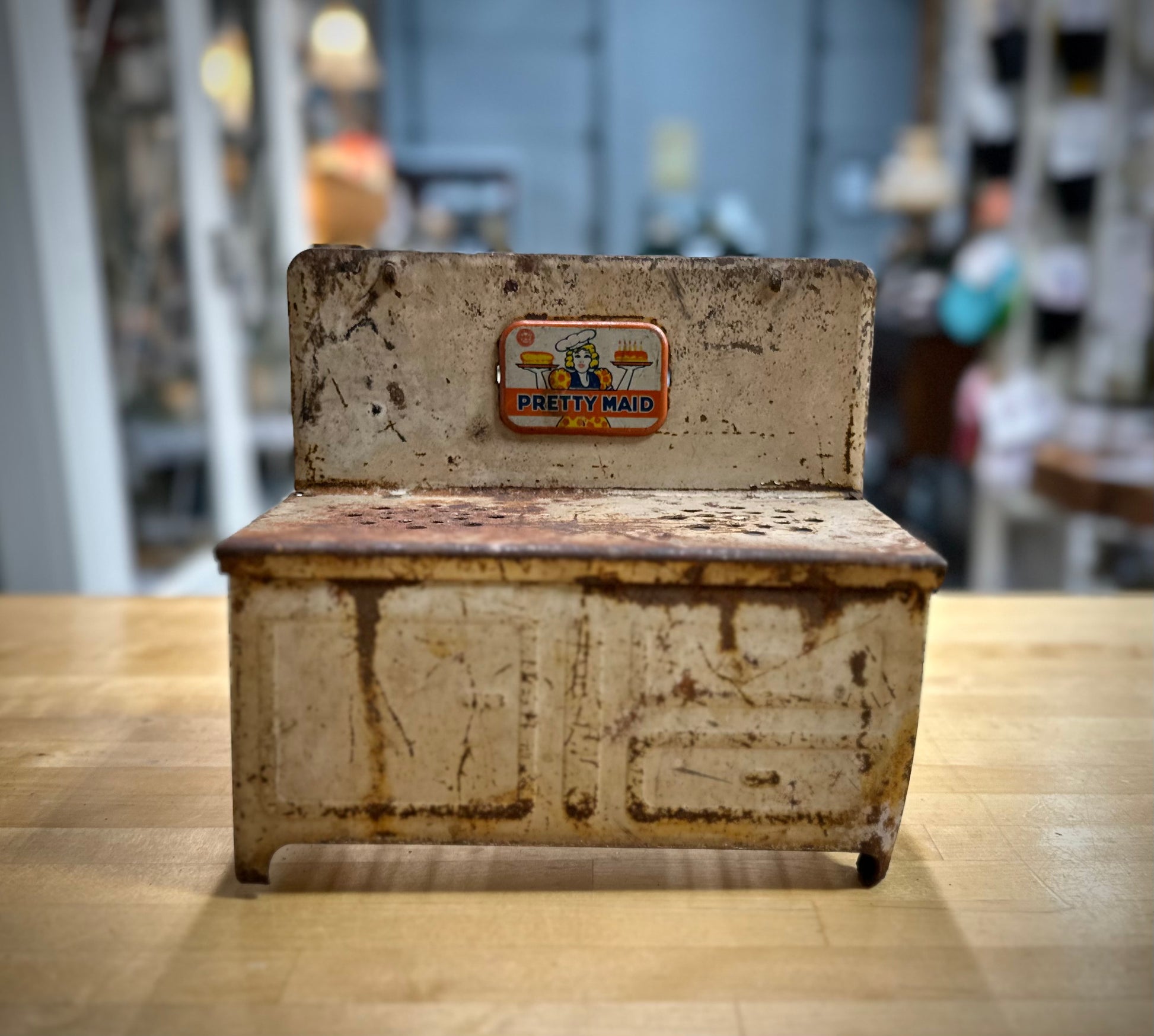 Mid-century Louis Marx collectible toy stove