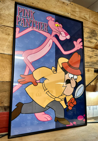 Framed Vintage Pink Panther Poster
