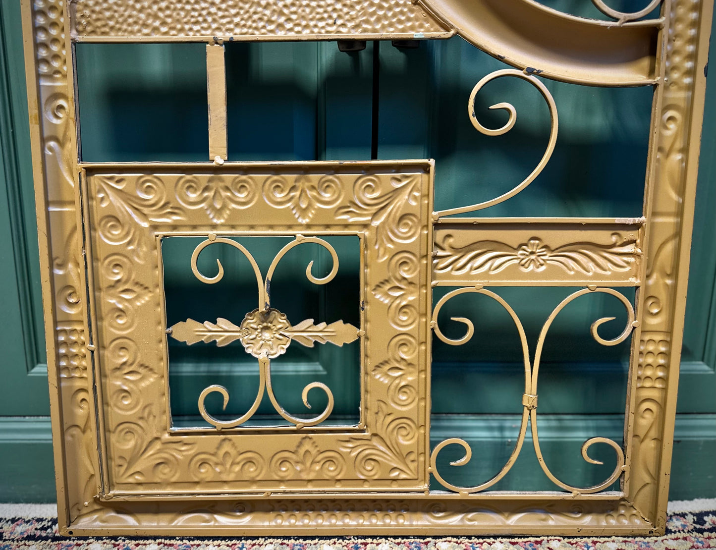 Rustic Wrought Iron Wall Decoration