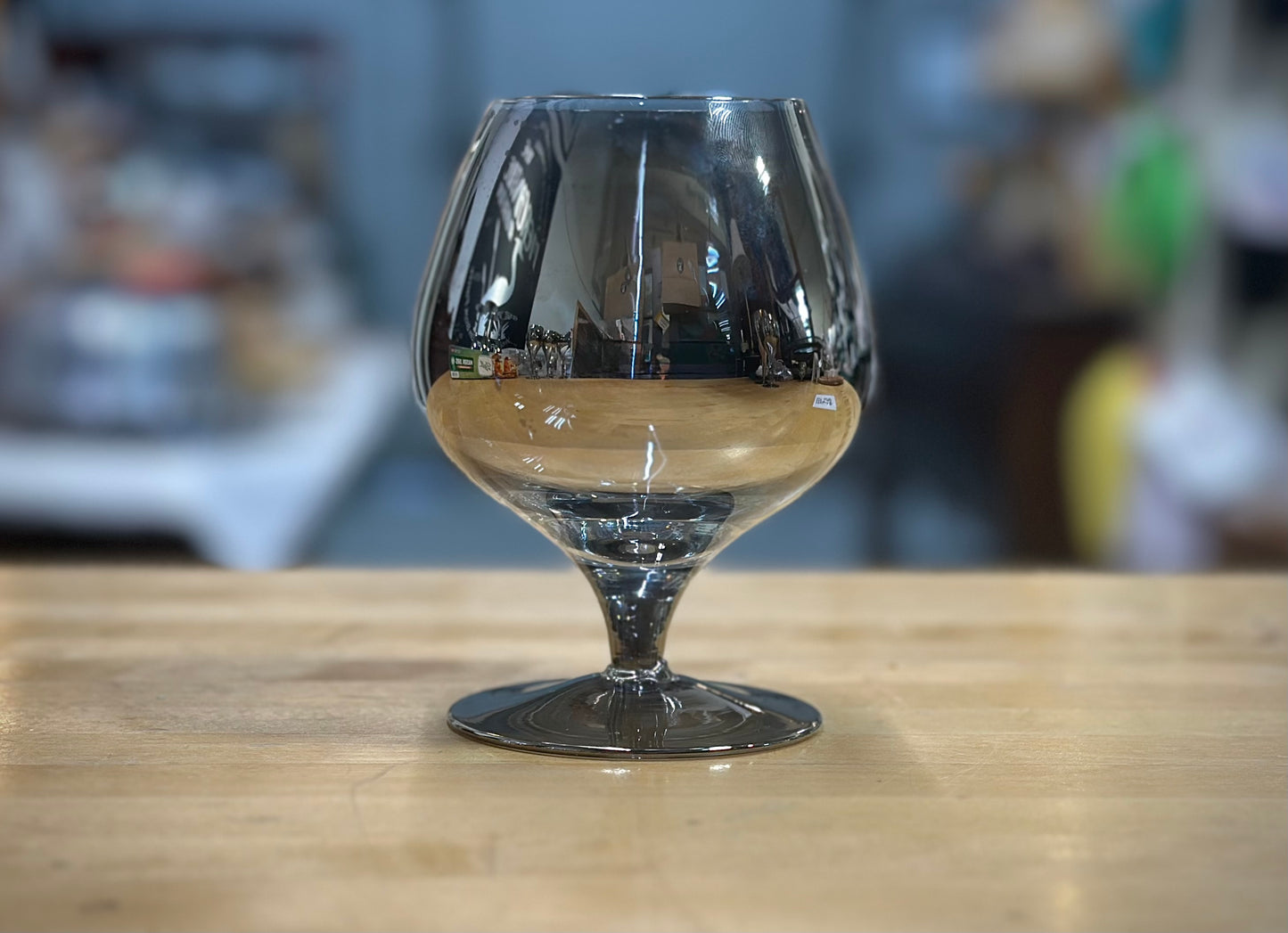 Vintage Silver Fade Drinking Glasses