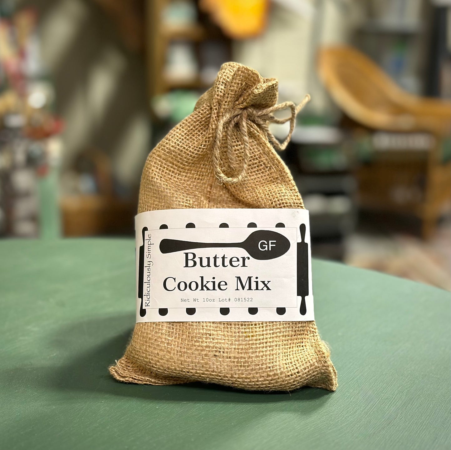 Vintage Cookie Mix in Burlap Bags - Butter, Gingerbread with Gluten-Free Options