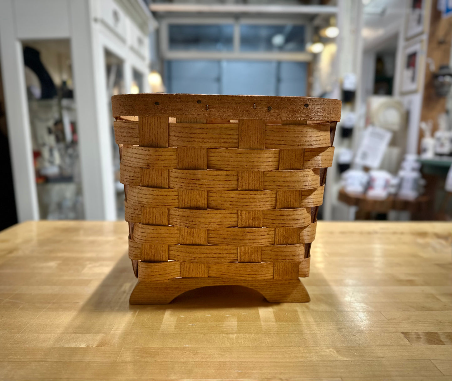 Wooden Vintage Basket 