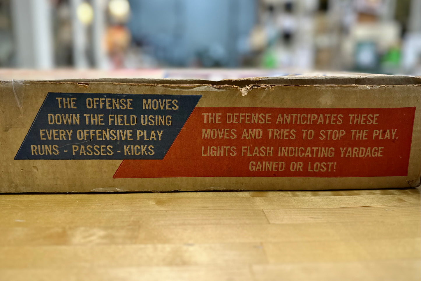 Close-up of LectraMatic football game detail