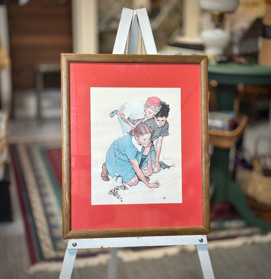 Vintage style Rockwell artwork print