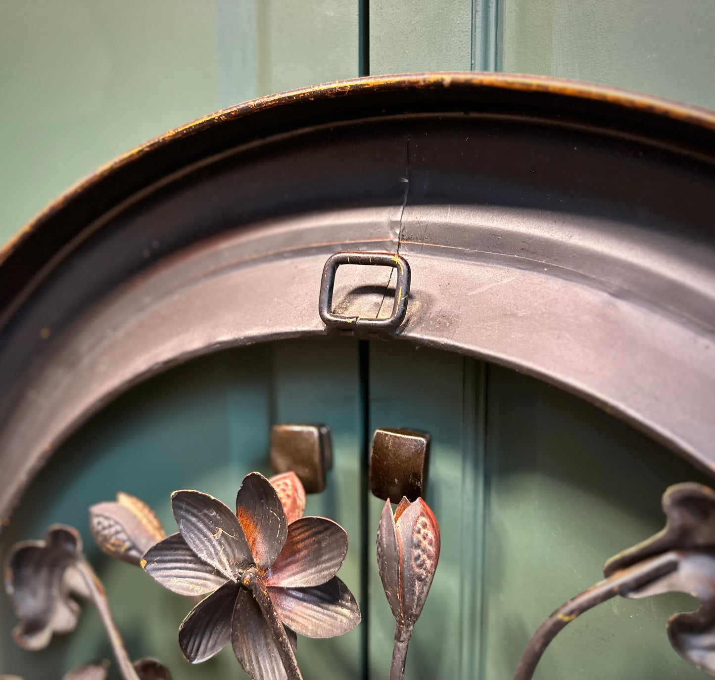 Rustic Floral Wall Plaque