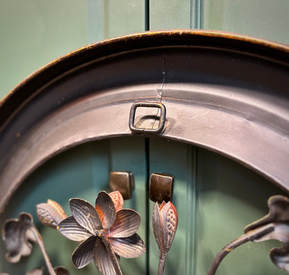 Rustic Floral Wall Plaque