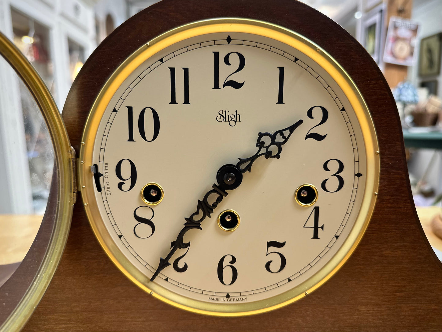 Vintage Tambour Mantel Clocks