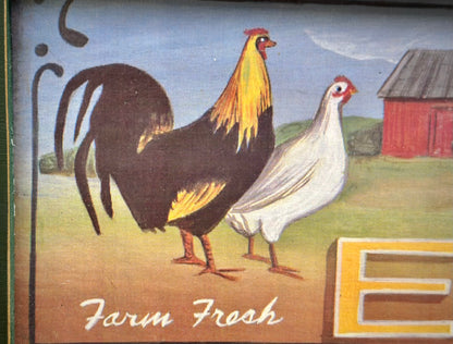 Framed "Farm Fresh Eggs" Print