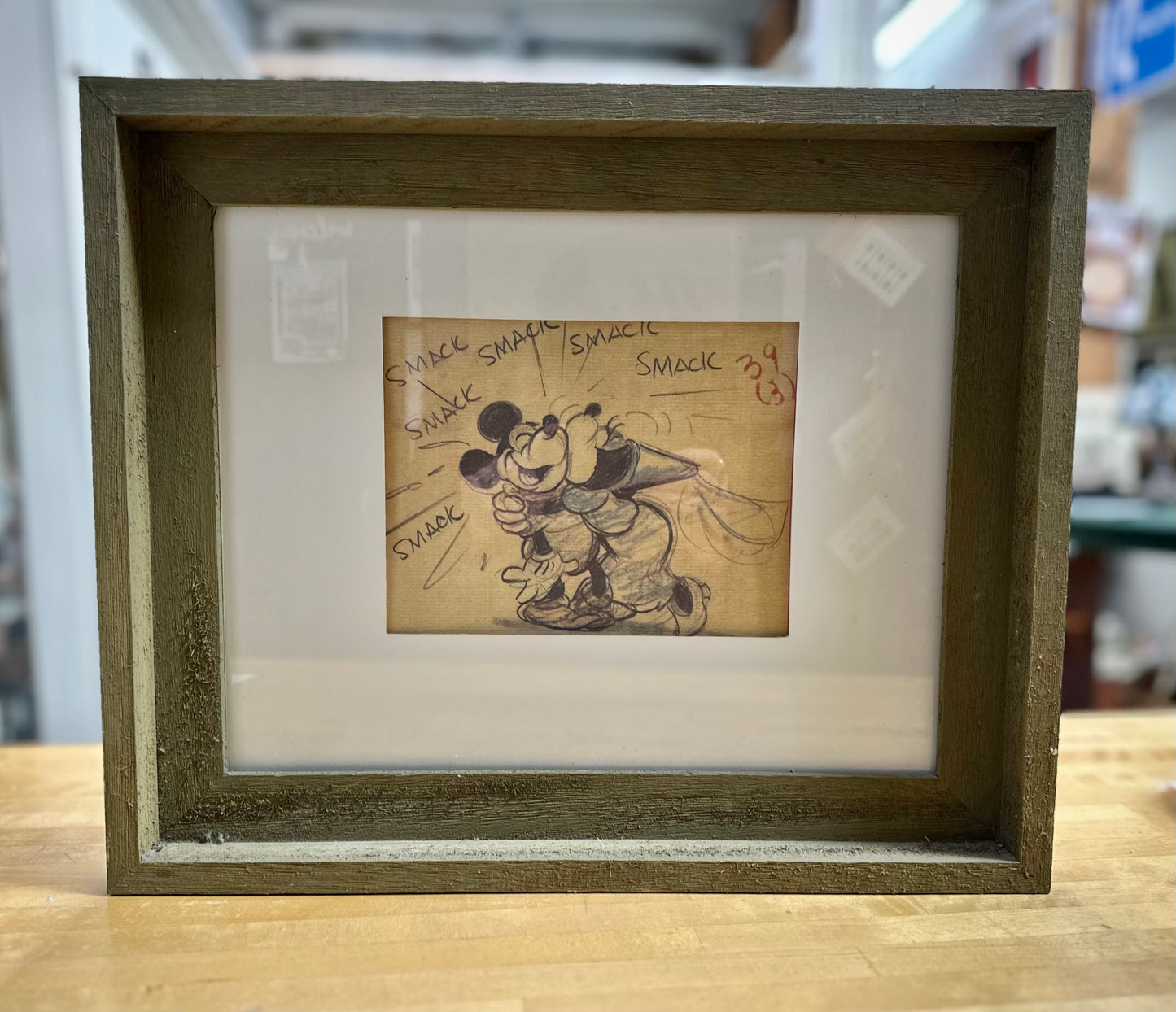 Original 1938 Sketches of Disney's "Pluto's Dream House" and "The Brave Little Tailor"