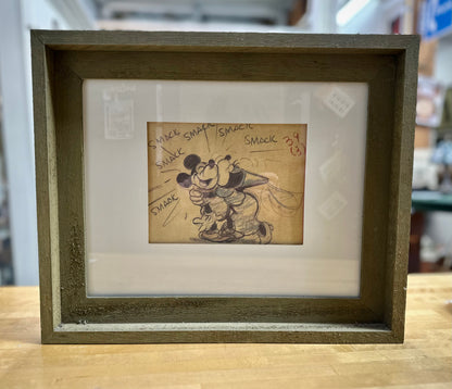 Original 1938 Sketches of Disney's "Pluto's Dream House" and "The Brave Little Tailor"