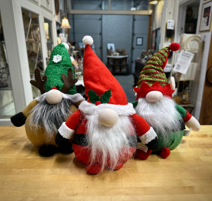 Holiday Gnome Plush Decorations
