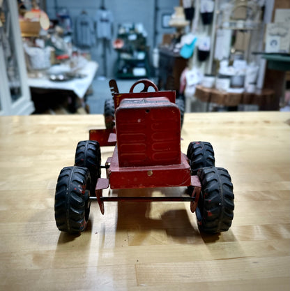 Close-up detail of Nylint steel toy grader