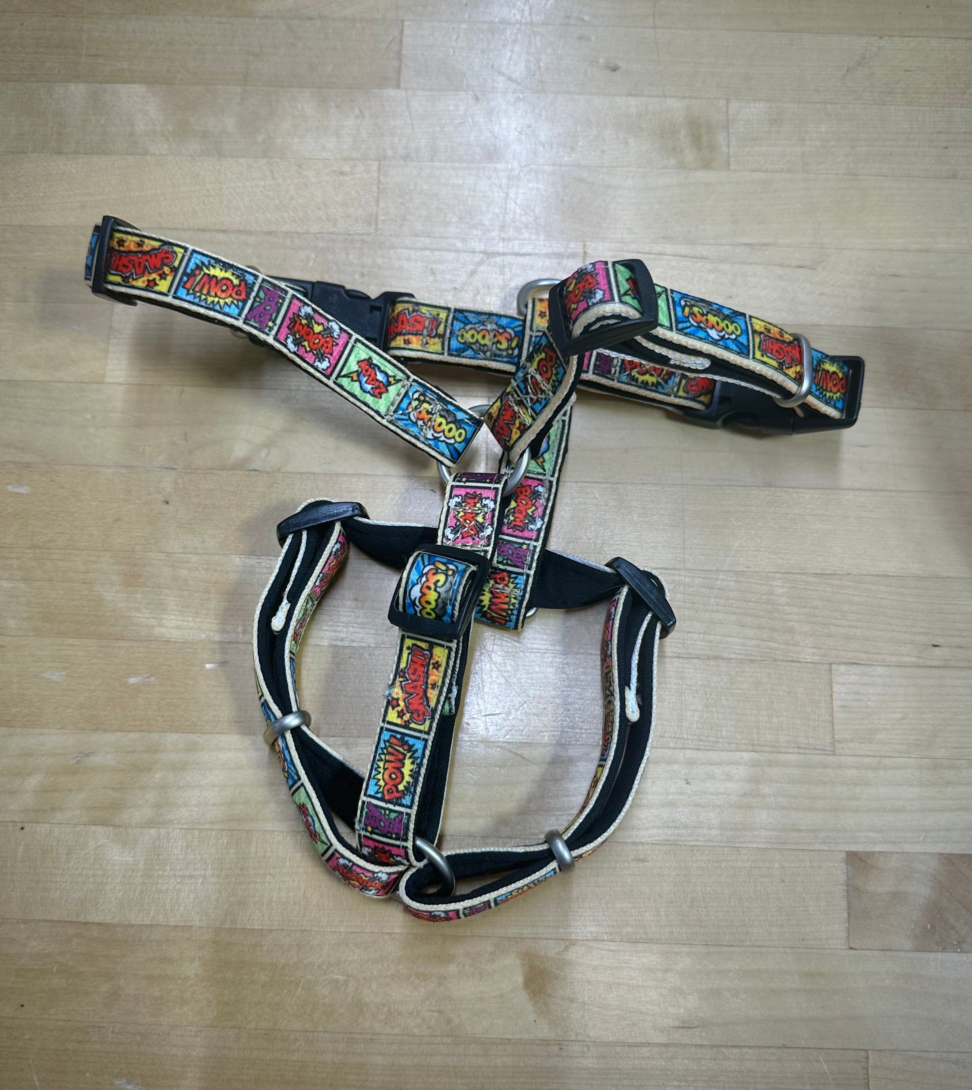 Durable handmade dog collar and harness