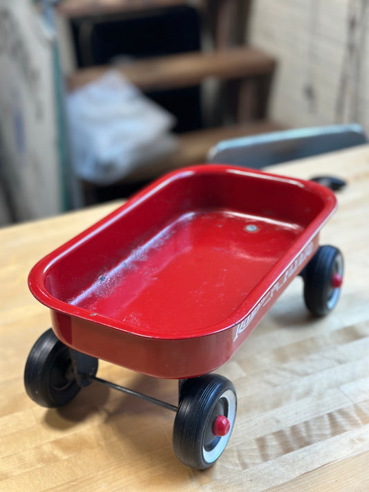 Radio Flyer 'my little red wagon' vintage doll wagon