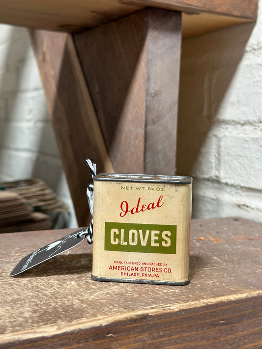 Vintage Ideal Cloves Seasoning Tin