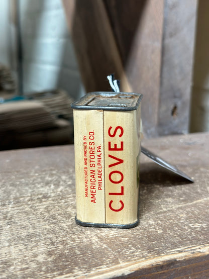 Vintage Ideal Cloves Seasoning Tin