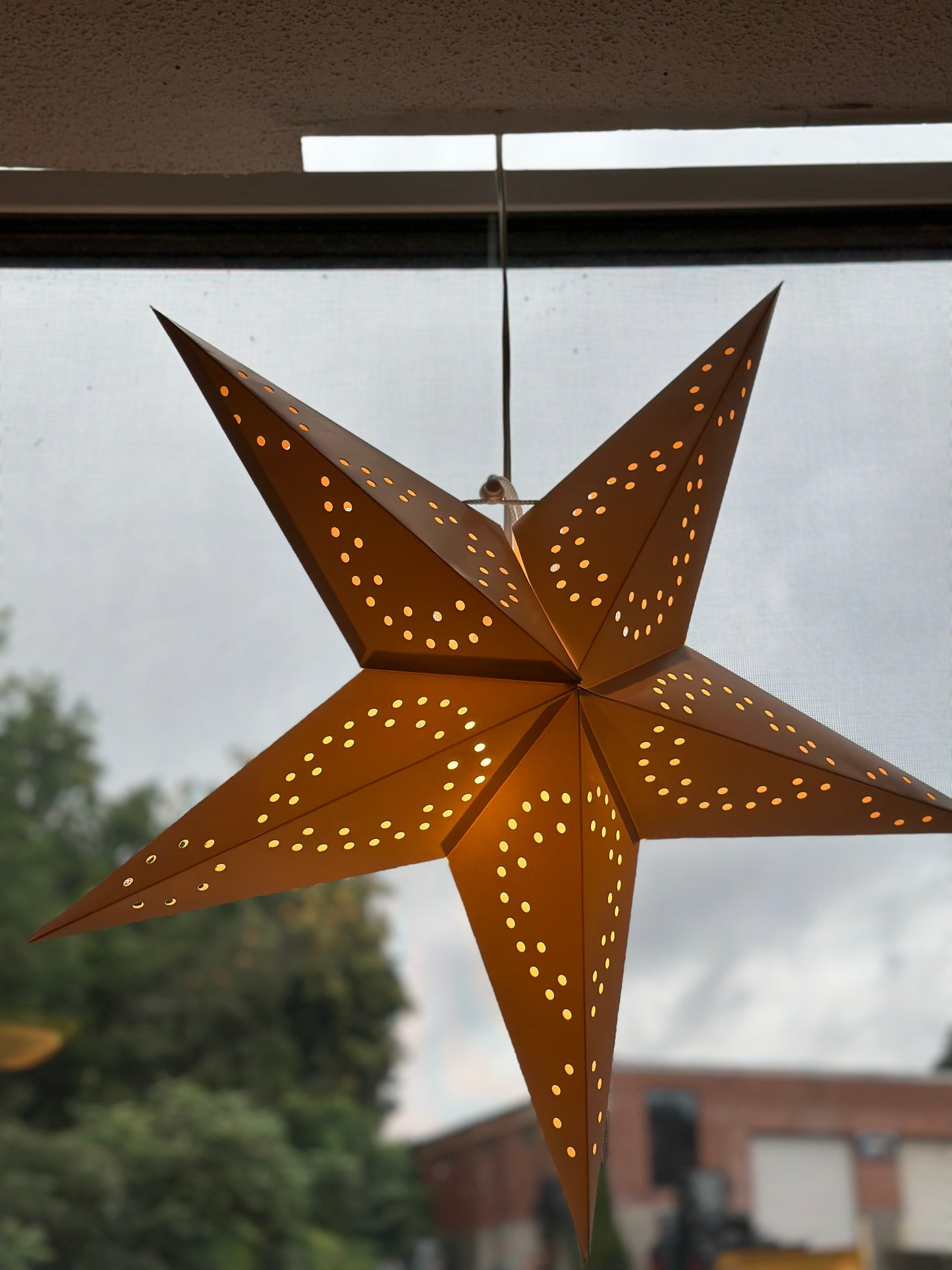 Festive Paper Star Lanterns