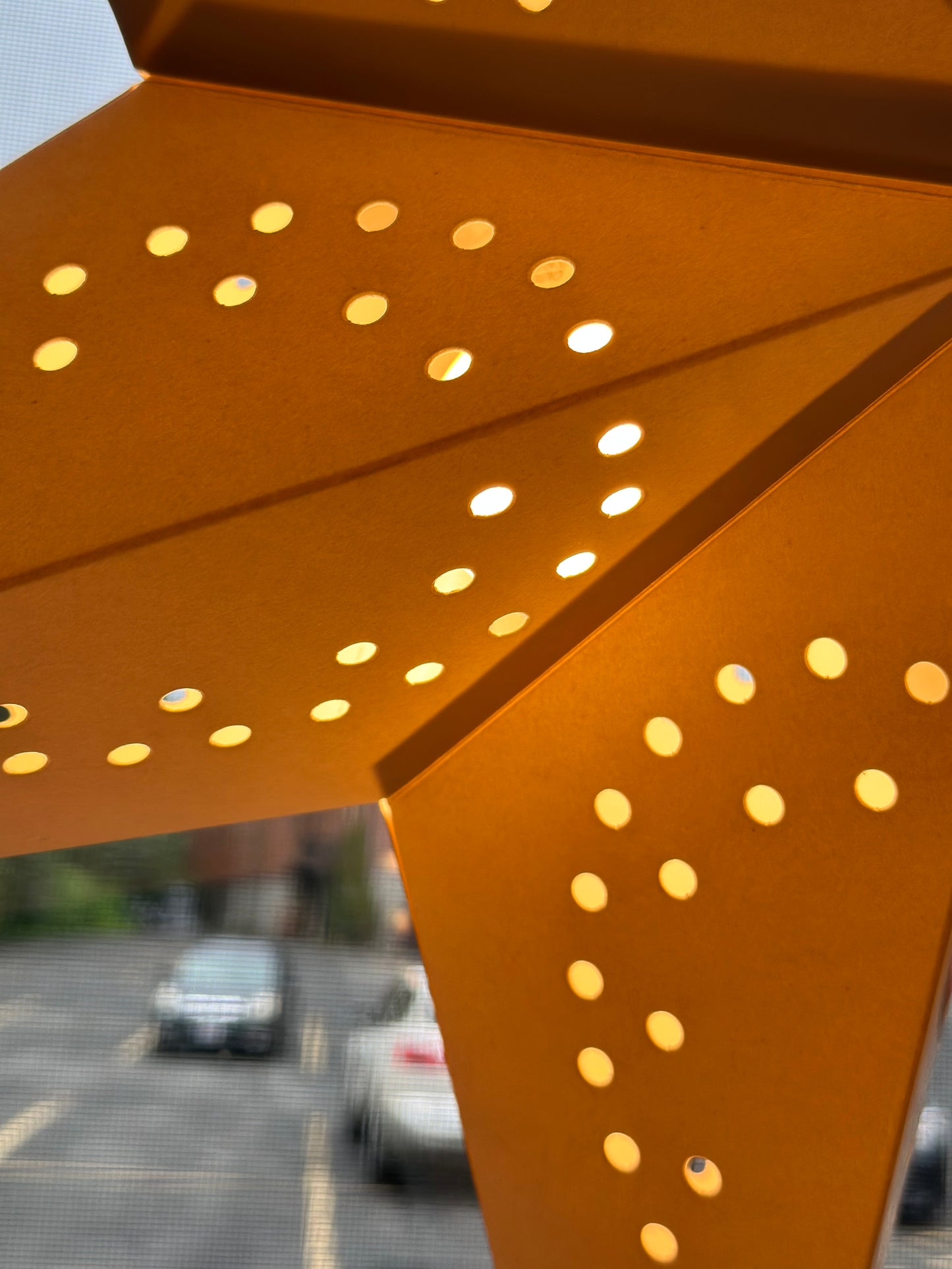 Festive Paper Star Lanterns