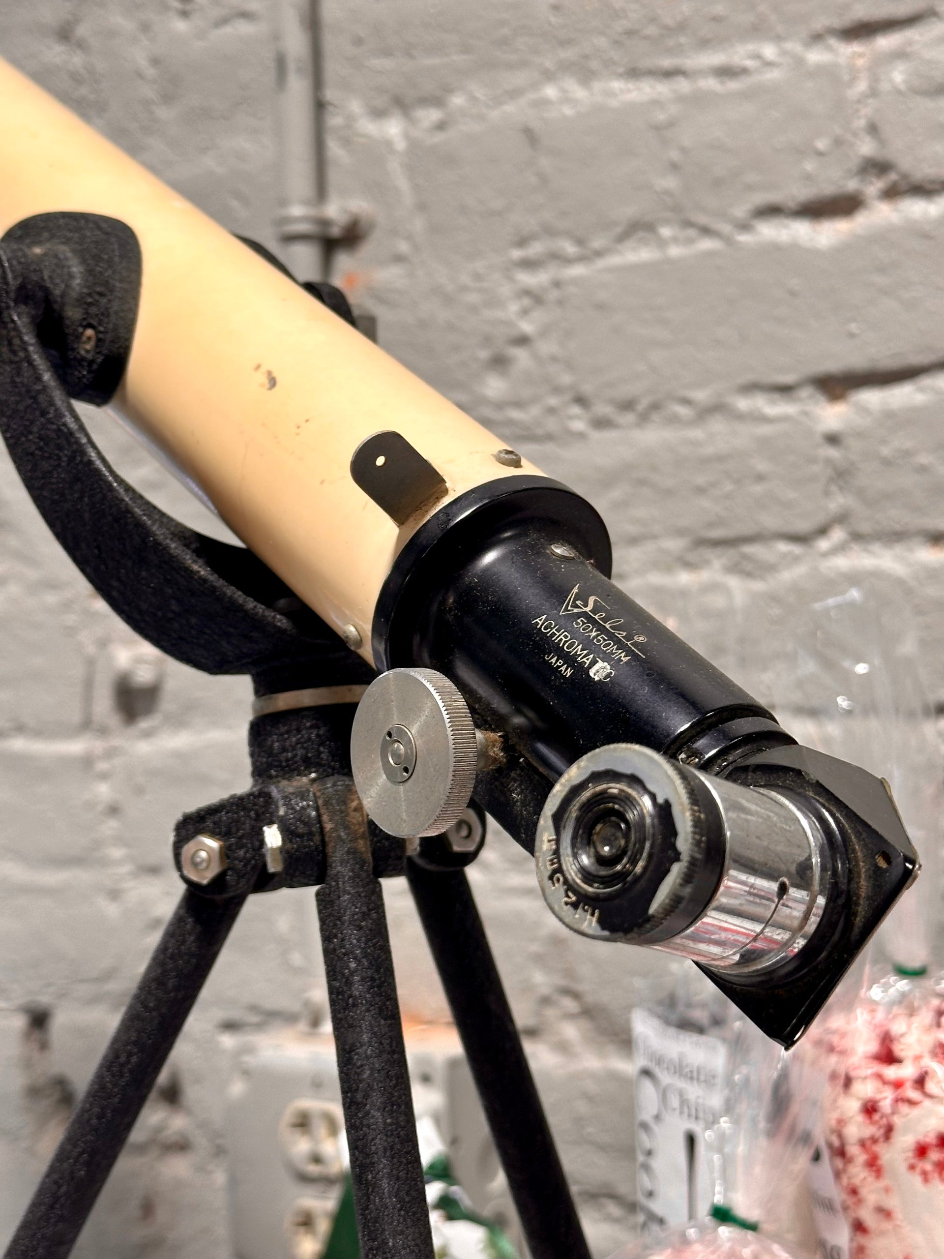 Vintage Selsi Achromatic Coated Lens Telescope (50x50) – Terra