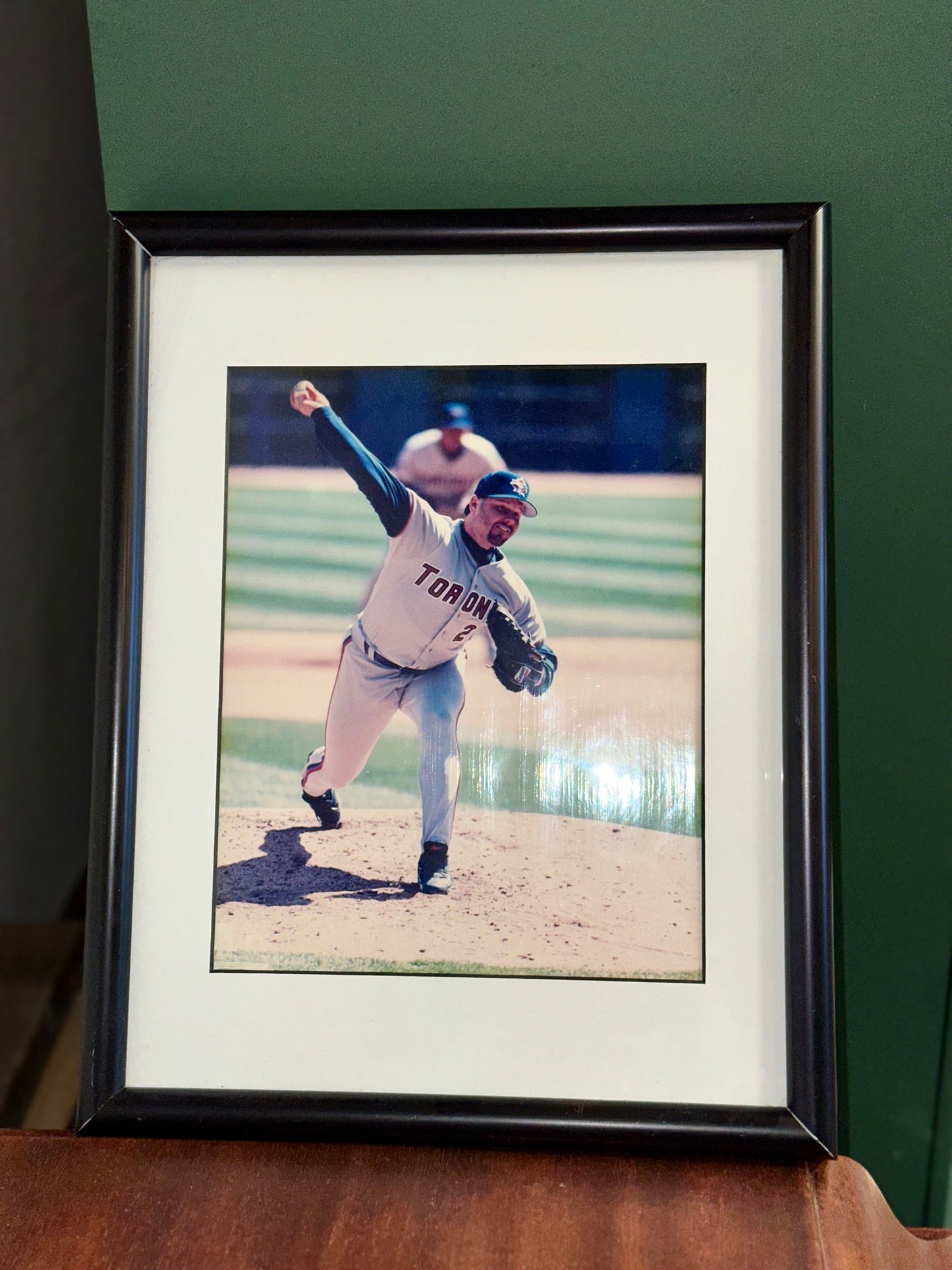 Blue Jays Baseball Player Framed Art Picture