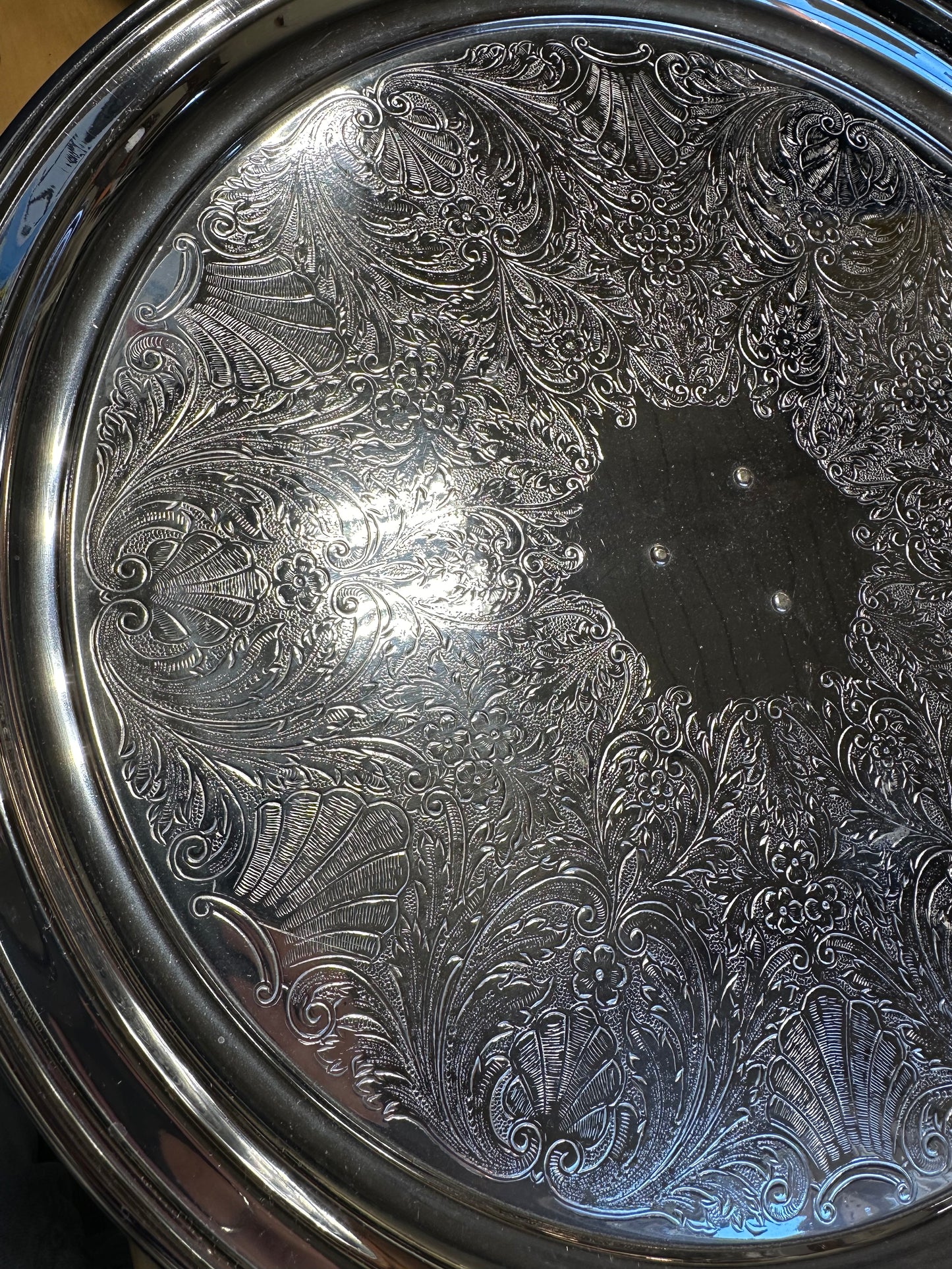 Vintage Musical Silver Plate