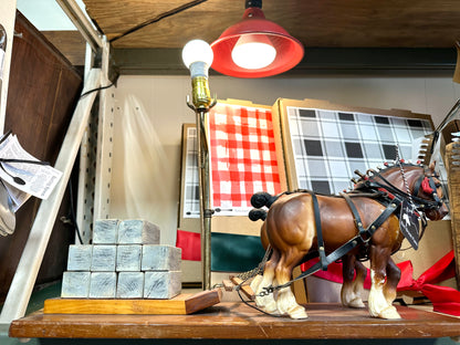 Unique Clydesdale Lamp