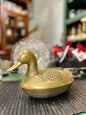 Retro 2 piece brass duck