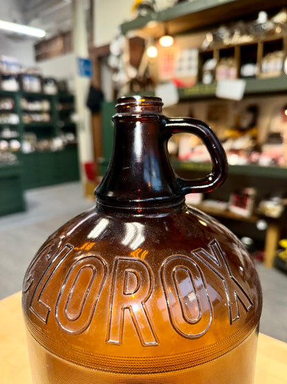 Old-time Clorox Bottles from the early 1950s