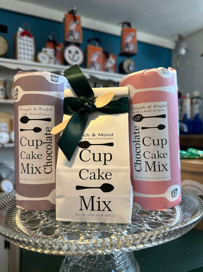 Cupcake Mixes - Chocolate, Vanilla, Spice, Rainbow, GF Chocolate