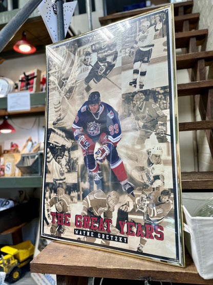 Wayne Gretzky "The Great Years" Vintage Hockey Poster