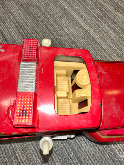 Vintage NYLINT Aerial Hook-N-Ladder W Engine 885 Fire Truck