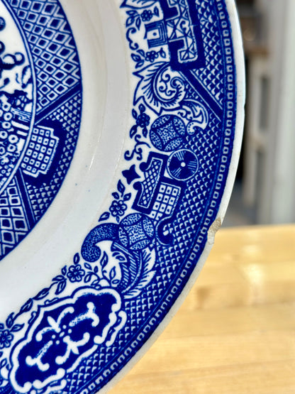 Exquisite Vintage Blue Willow Ware Plates - a Timeless Collectible