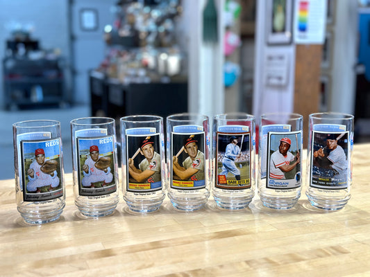 Vintage 1993 McDonald's All-Time Greats Beer Clear Mugs