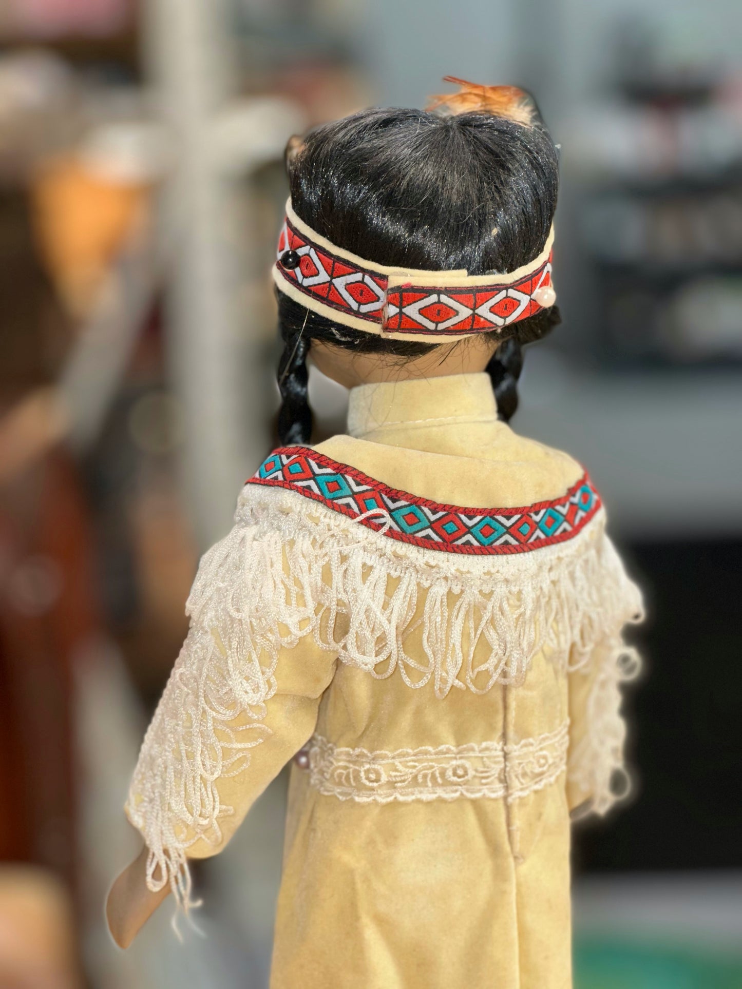 Vintage Cultural Heritage Dolls - European Folk & Native American-Inspired Pair