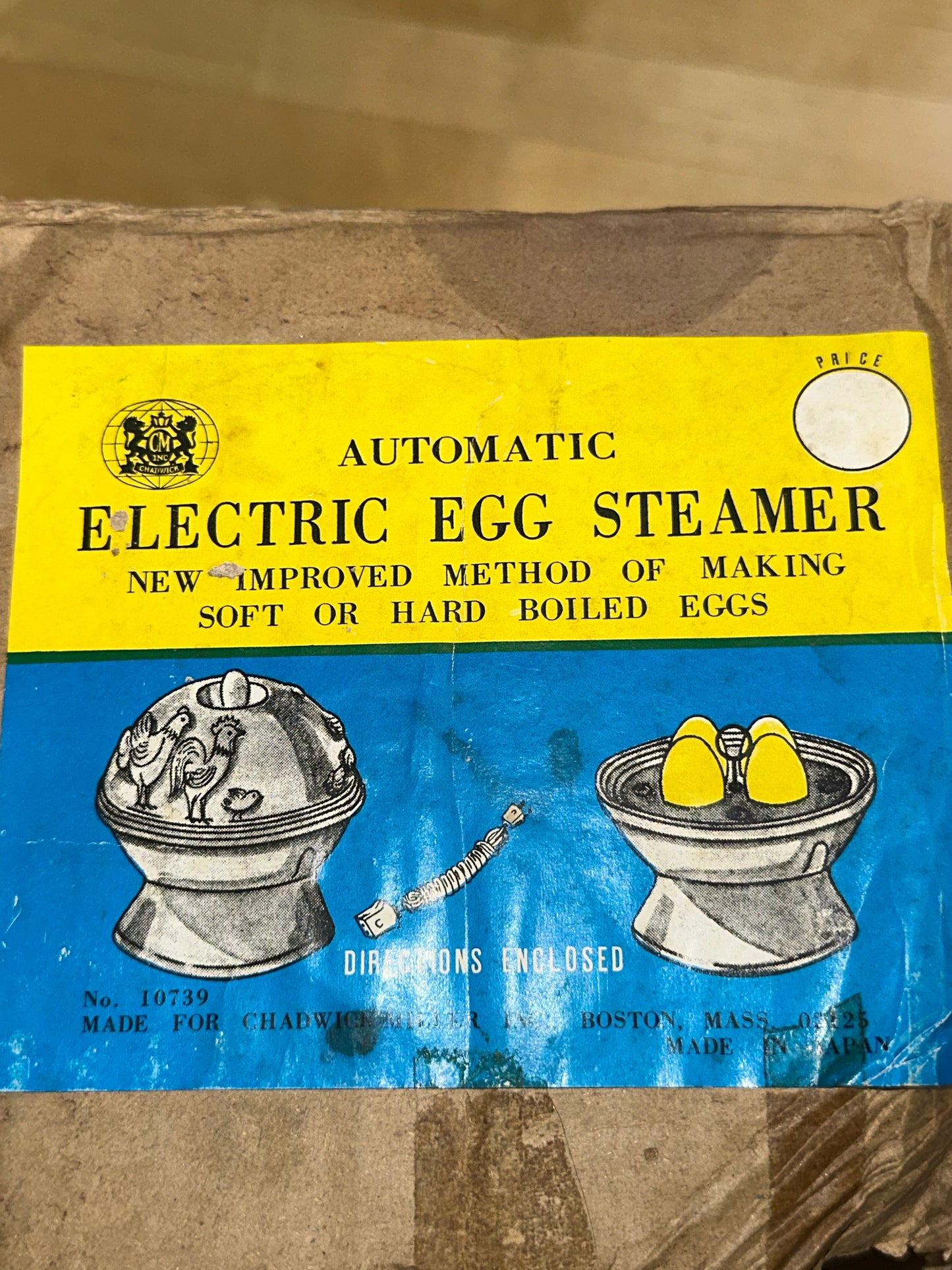 Vintage Electric Egg Steamer/Cooker Japan