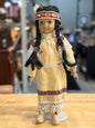 Vintage Cultural Heritage Dolls - European Folk & Native American-Inspired Pair
