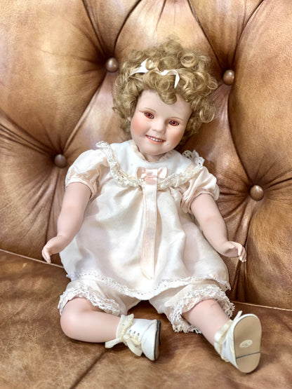 Antique Shirley Temple Porcelain Doll