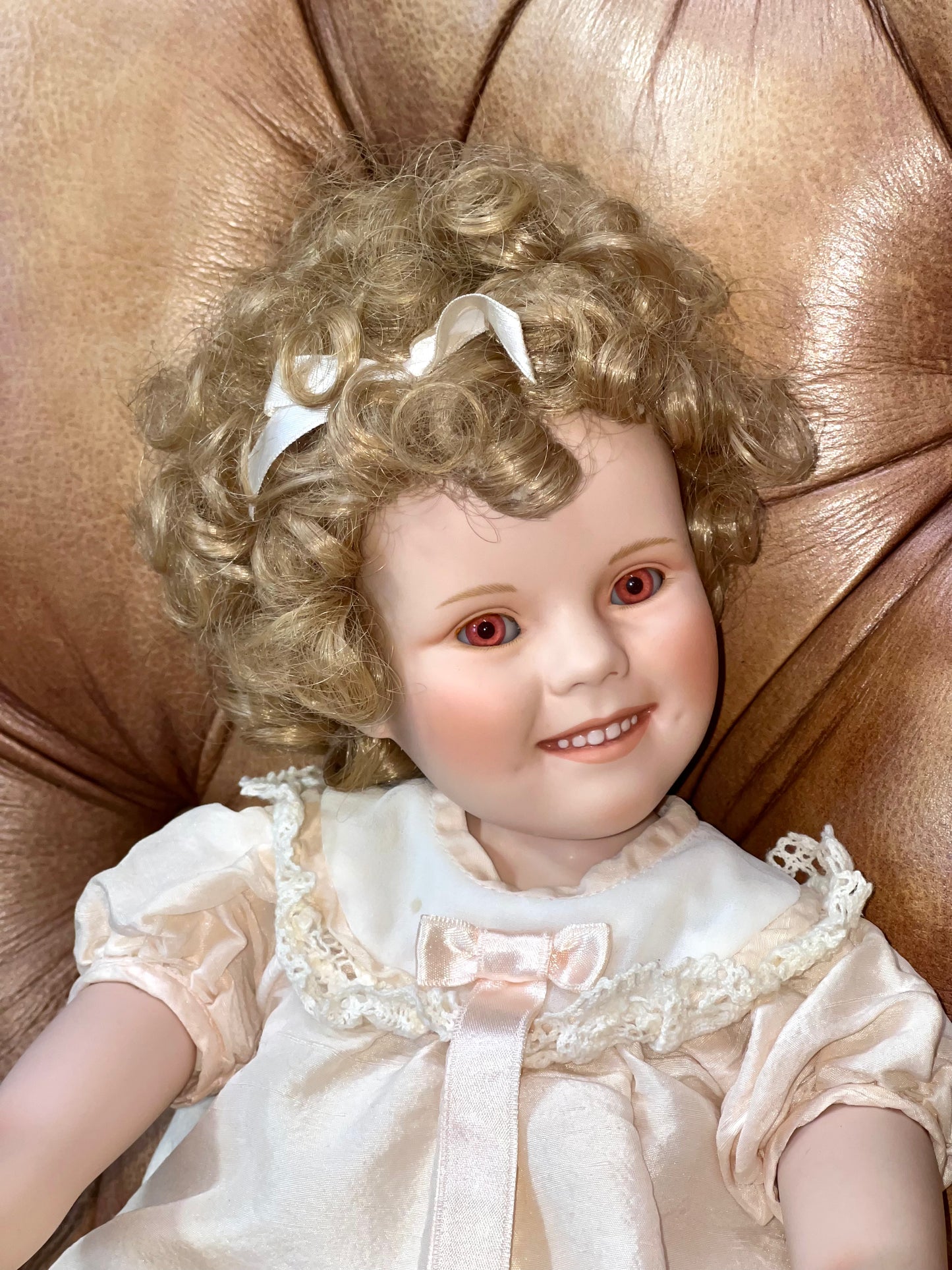 Antique Shirley Temple Porcelain Doll